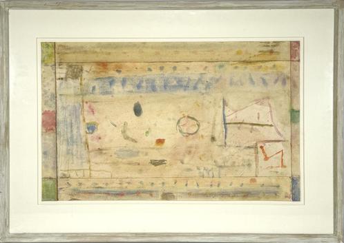 Aquarel Martin Tissing, "Sterrenveld", 2009, Antiek en Kunst, Kunst | Schilderijen | Modern, Ophalen of Verzenden