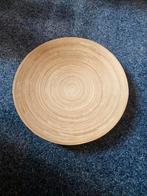 Bamboe schaal decoratiebord, Ophalen, Zo goed als nieuw, Overig