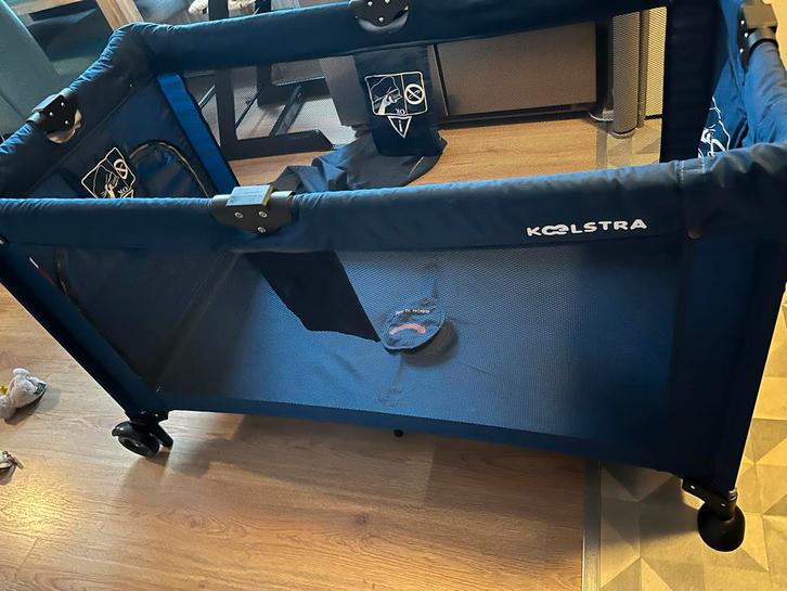 Koelstra Campingbedje, Kinderen en Baby's, Kinderkamer | Bedden, Gebruikt, Minder dan 140 cm, Minder dan 70 cm, Ophalen