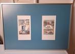Te koop: 4 stuks pentekeningen, Antiek en Kunst, Kunst | Etsen en Gravures, Ophalen
