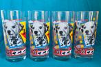 Vintage Disney 101 Dalmatiërs Dalmatians glazen set, Verzamelen, Disney, Ophalen of Verzenden, Overige figuren, Gebruikt, Servies