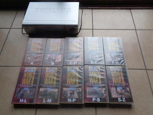 Videorecorder met Collectie VHS Cassettes Wereldoorlog 2, Audio, Tv en Foto, Videospelers, Gebruikt, VHS-speler of -recorder, Ophalen of Verzenden