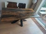 Unieke eettafel., Huis en Inrichting, Tafels | Eettafels, Ophalen, 50 tot 100 cm, Zo goed als nieuw, 150 tot 200 cm
