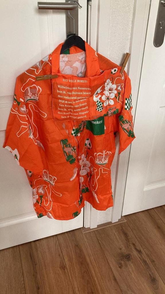 Oranje Heineken Blousse Wilhelmus Biertje - Nieuw!, Verzamelen, Biermerken, Nieuw, Kleding, Heineken, Ophalen of Verzenden