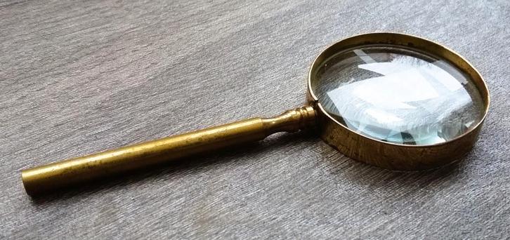 Om 1925 - 1950 Loep Loupe Vergrootglas Leesloep Leesloupe, Antiek en Kunst, Antiek | Overige Antiek, Ophalen of Verzenden