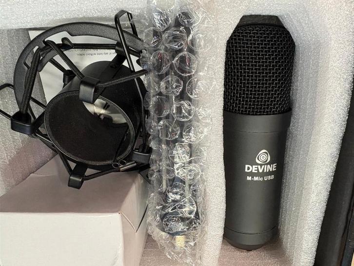 Devine M-MIC USB BK, Muziek en Instrumenten, Microfoons, Nieuw, Studiomicrofoon, Ophalen of Verzenden