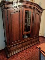 klassieke servies vitrinekast, Huis en Inrichting, Kasten | Vitrinekasten, Ophalen, Glas, Met deur(en), 200 cm of meer