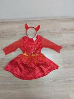 Halloween jurkje duiveltje, Ophalen of Verzenden, Zo goed als nieuw, 110 t/m 116, Meisje