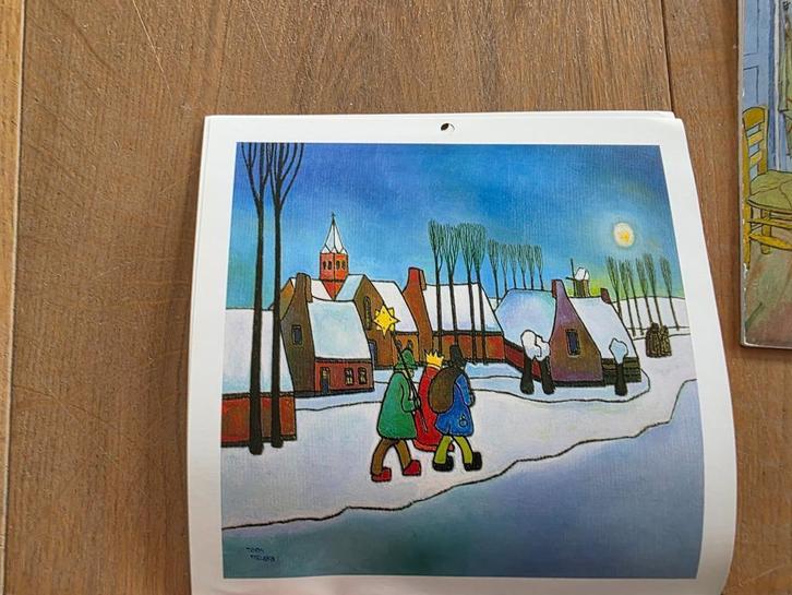 2 kunstkalenders (Vincent van Gogh en Toon Tieland), Diversen, Kalenders, Zo goed als nieuw, Maandkalender, Ophalen of Verzenden