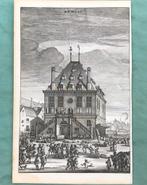 18e eeuw Amsterdam kopergravure van de Waag nr 2, Antiek en Kunst, Ophalen of Verzenden