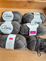 By Claire Cotton - Donkergrijs - 6 Bollen, Ophalen of Verzenden, Nieuw, Breien of Haken, Wol of Garen