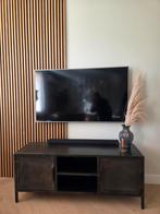 Tv meubel Carpino metaal 137cm, Ophalen, 100 tot 150 cm, Zo goed als nieuw, Minder dan 100 cm