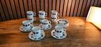 10x Boerenbont Boch kop en schotel topstaat!! koffie of thee, Antiek en Kunst, Antiek | Servies los, Ophalen of Verzenden