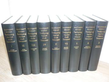 Matthew Henry - Bijbelverklaring - 9 dln. - compleet - NIEUW beschikbaar voor biedingen