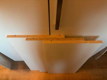 Ikea Billy plank wit 76x38 (3x) - afbeelding 2