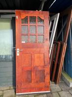 Hard houten voordeur 82.5x201.5 cm, Ophalen, Gebruikt, 80 tot 100 cm, Buitendeur
