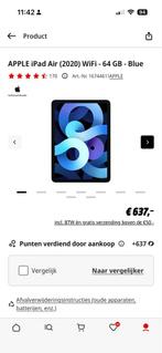 iPad Air 4 (2020) - Wegens aanschaf Mini, Computers en Software, Apple iPads, 10 inch, Gebruikt, Apple iPad Air, Ophalen of Verzenden