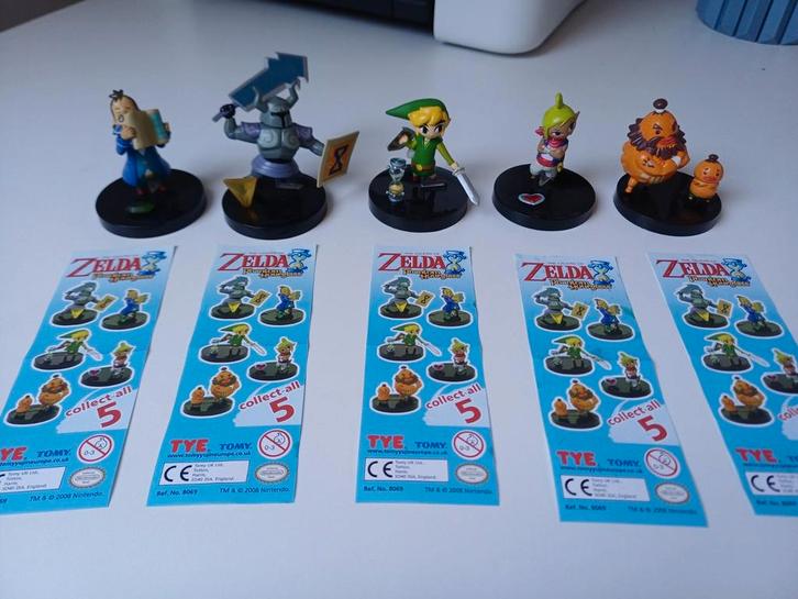 Zelda Phantom Hourglass 5 Collectibles, Spelcomputers en Games, Games | Nintendo DS, Gebruikt, Avontuur en Actie, 1 speler, Vanaf 7 jaar