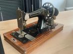 Antieke, werkende Simplex naaimachine in koffer met sleutel, Antiek en Kunst, Ophalen of Verzenden