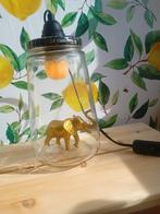 Leuke olifantenlamp handgemaakt van wekpot, Ophalen, Led-lamp, Minder dan 30 watt, E27 (groot)