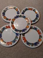 5 Villeroy & Boch Acapulco Gebaksbordjes, Huis en Inrichting, Keuken | Servies, Gebruikt, Ophalen of Verzenden, Bord(en), Overige stijlen