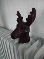 Kaars hertenkop zwart, Overige materialen, Zwart, Nieuw, Ophalen of Verzenden