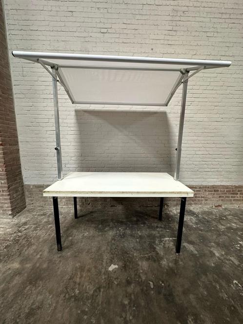 Lichtgewicht marktkramen – aluminium & polyester – 11 tafels, Hobby en Vrije tijd, Feestartikelen | Verhuur, Nieuw, Overige, Ophalen