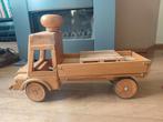 Handgemaakte houten vrachtwagen, Kinderen en Baby's, Speelgoed | Houten speelgoed, Ophalen of Verzenden, Gebruikt, Duw- of Trekspeelgoed