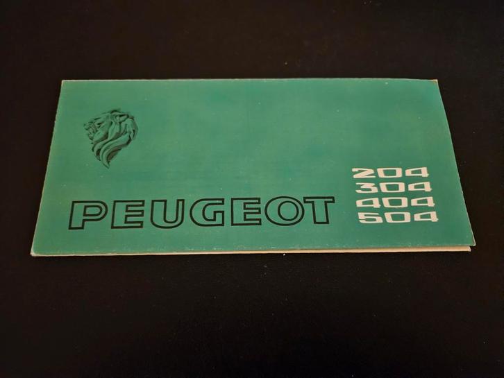 Brochure Peugeot 204/304/404/504 1971, Boeken, Auto's | Folders en Tijdschriften, Zo goed als nieuw, Peugeot, Ophalen of Verzenden