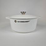 Le Creuset Braadpan Katoen rond 24 cm, Huis en Inrichting, Ophalen, Gietijzer, Nieuw, Keramische plaat