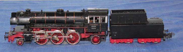 Marklin H0 3005 Stoomlocomotief met tender BR 23 van de DB., Hobby en Vrije tijd, Modeltreinen | H0, Gebruikt, Locomotief, Wisselstroom
