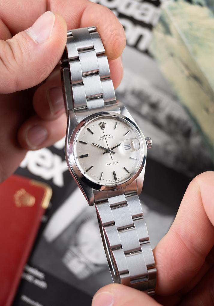 Rolex Oysterdate 34 / Incl Rolex doos / ref. 6694, Sieraden, Tassen en Uiterlijk, Horloges | Heren, Zo goed als nieuw, Polshorloge