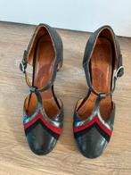Chie Mihara walkie maat 37, zwart rood zilver zgan, Kleding | Dames, Schoenen, Ophalen of Verzenden, Zo goed als nieuw, Rood, Sandalen of Muiltjes