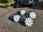 Fiat 500 velgen banden en wieldoppen, Band(en), Personenwagen, Ophalen of Verzenden, 14 inch