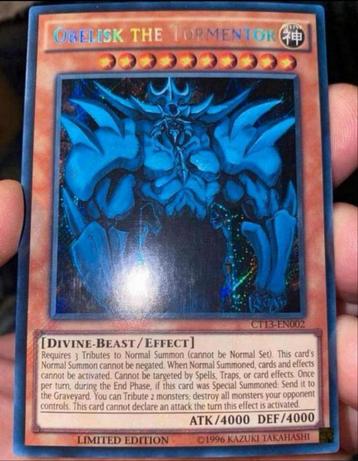 Yu-Gi-Oh! Obelisk the Tormentor CT13 Tin Promo ! beschikbaar voor biedingen