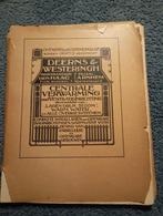 Vintage A4 document Deerns Westeringh & 2 CV 1930 GietIJzer, Antiek en Kunst, Ophalen