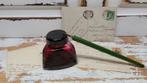 Oud Talens inktpot met pennetje, Antiek en Kunst, Ophalen of Verzenden