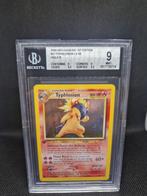 Typhlosion LV. 55 Neo Genesis 1st Edition BGS 9, Ophalen of Verzenden, Zo goed als nieuw, Losse kaart