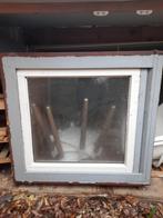 raam kiepkantel met kozijn en dubbel glas, Ophalen, Gevelraam of Ruit, Gebruikt, Minder dan 80 cm