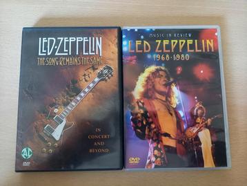 Led Zeppelin DVD's - The Song Remains the Same + 1968-1980 beschikbaar voor biedingen