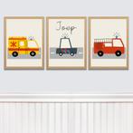 Hulpdiensten posterset met naam, Kinderen en Baby's, Verzenden, Nieuw, Wanddecoratie