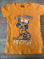 Oranje shirt Koningsdag maat 116-122, Meisje, Ophalen of Verzenden, Zo goed als nieuw, Shirt of Longsleeve