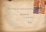 Duitsland - USA - Frankering - 1946, Postzegels en Munten, Brieven en Enveloppen | Buitenland, Ophalen of Verzenden, Envelop