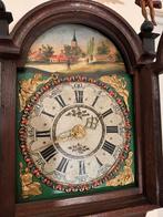 Antieke Friese Staartklok met Handgeschilderde Wijzerplaat, Antiek en Kunst, Ophalen of Verzenden