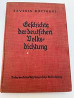 Geschichte der deutschen Volksdichtung, 1933, Ophalen of Verzenden, 20e eeuw of later, Gelezen