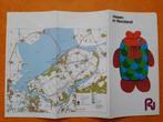 oude folder / plattegrond vissen in Flevoland, jaren 70, Boeken, Nederland, Ophalen of Verzenden, Zo goed als nieuw, 1800 tot 2000