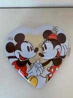 Blikje Hart vorm Disney figuur Minnie Mouse en Mickey Mouse, Ophalen of Verzenden, Mickey Mouse, Nieuw, Beeldje of Figuurtje