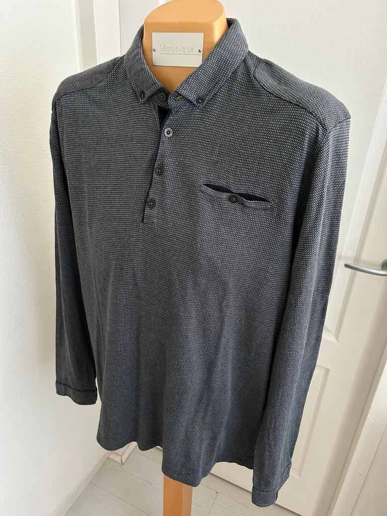 NIEUW origineel Vanguard polo shirt longsleeve maat xxl, Kleding | Heren, Polo's, Nieuw, Maat 56/58 (XL), Grijs, Ophalen of Verzenden