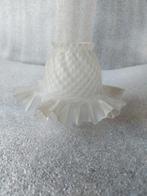 Melk glas rok lampenkap, Ophalen of Verzenden