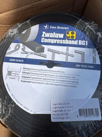 Zwaluw Compressband BG1 - 5,6m Rol beschikbaar voor biedingen